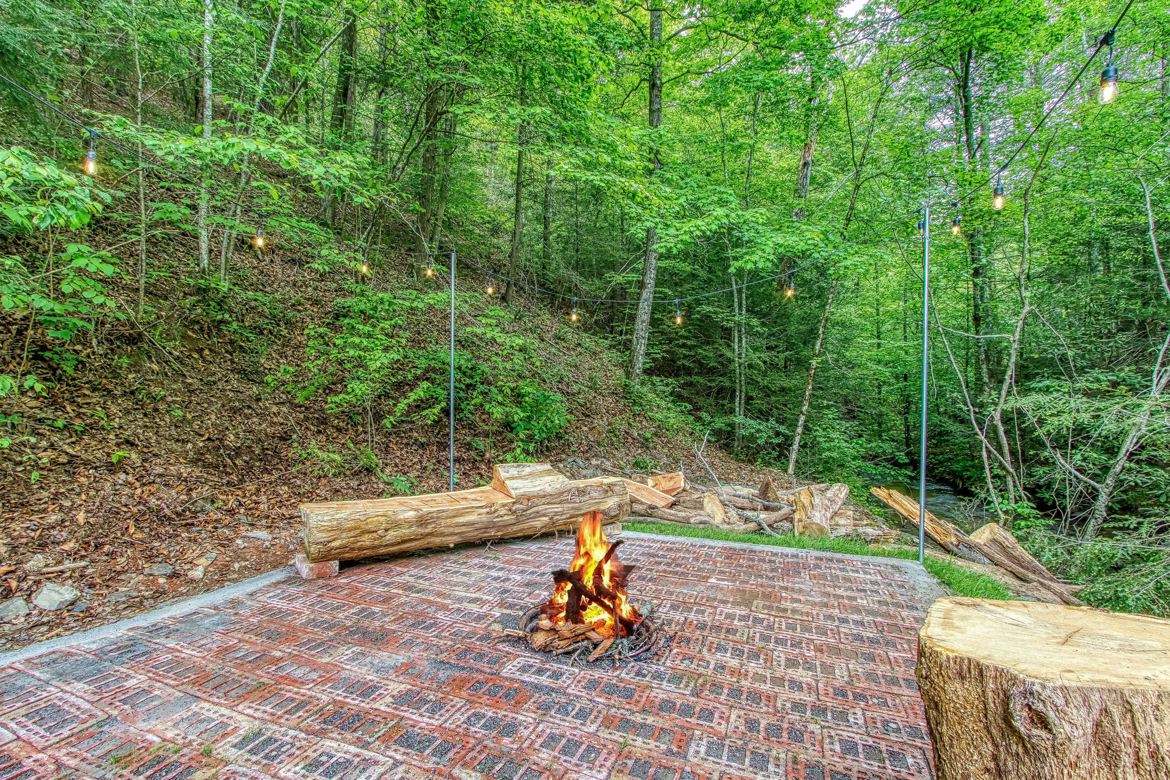 the creek house fire pit