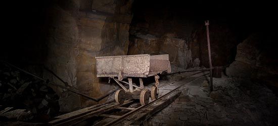 picture from within a mine